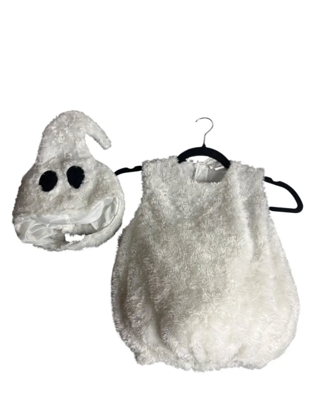 Underwraps Costumes Belly Babies Ghost Halloween 18-24months White Fuzzy